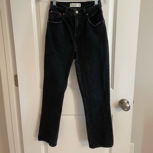 Abercrombie &Fitch. Ultra High rise Ankle straight. Curve fit size 000/23 short